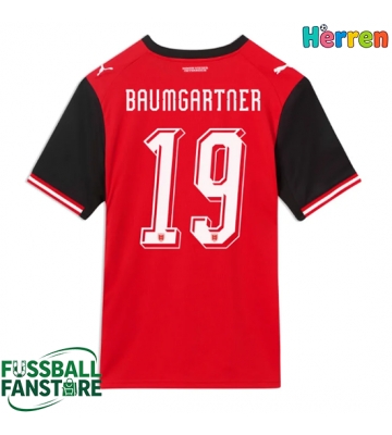 Österreich Christoph Baumgartner #19 Replik Heimtrikot WM 2026 Kurzarm